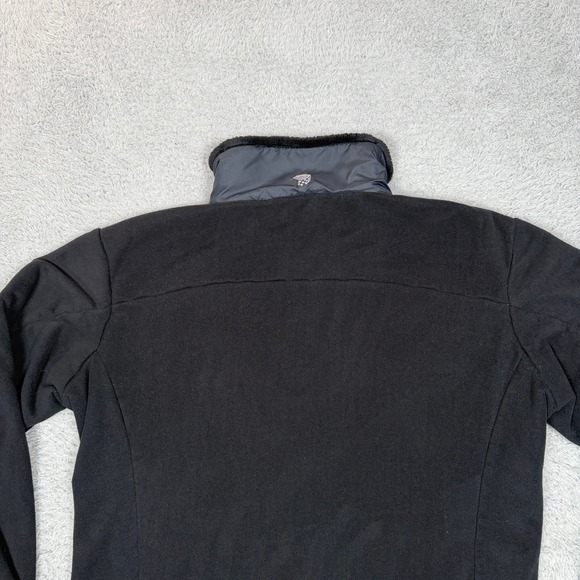 Mountain Hardwear Womens Black Full Zip Fleece Jacket Outdoor L Mock Neck Hiking - Picture 5 of 13